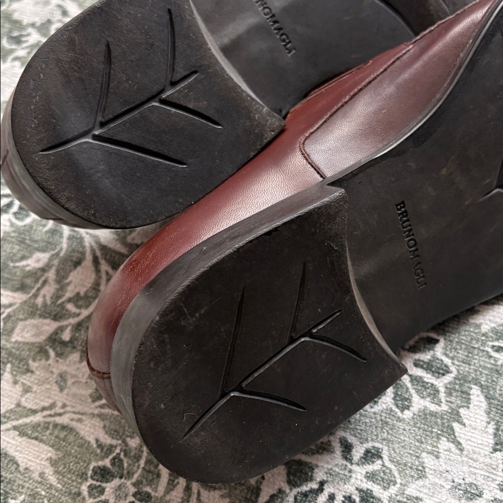 Men’s Bruno Magli slip on loafers size 12 brown Excellent condition - Picture 5 of 12